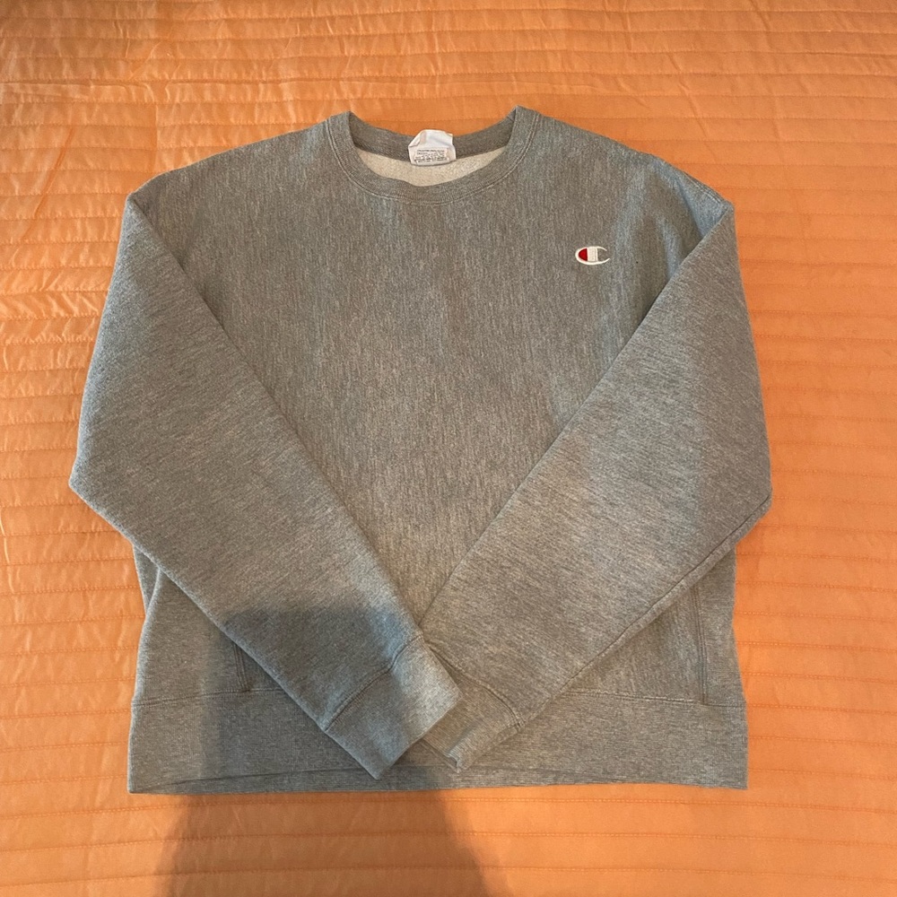 womens champion crew neck sweatshirt